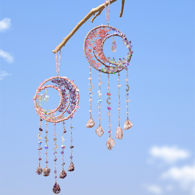 Kristal Paarse Amethist Kwarts - Boho Wind Chimes recensie en prijs