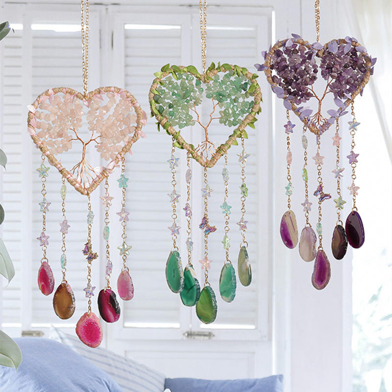 Kristal Paarse Amethist Kwarts - Boho Wind Chimes recensie en prijs