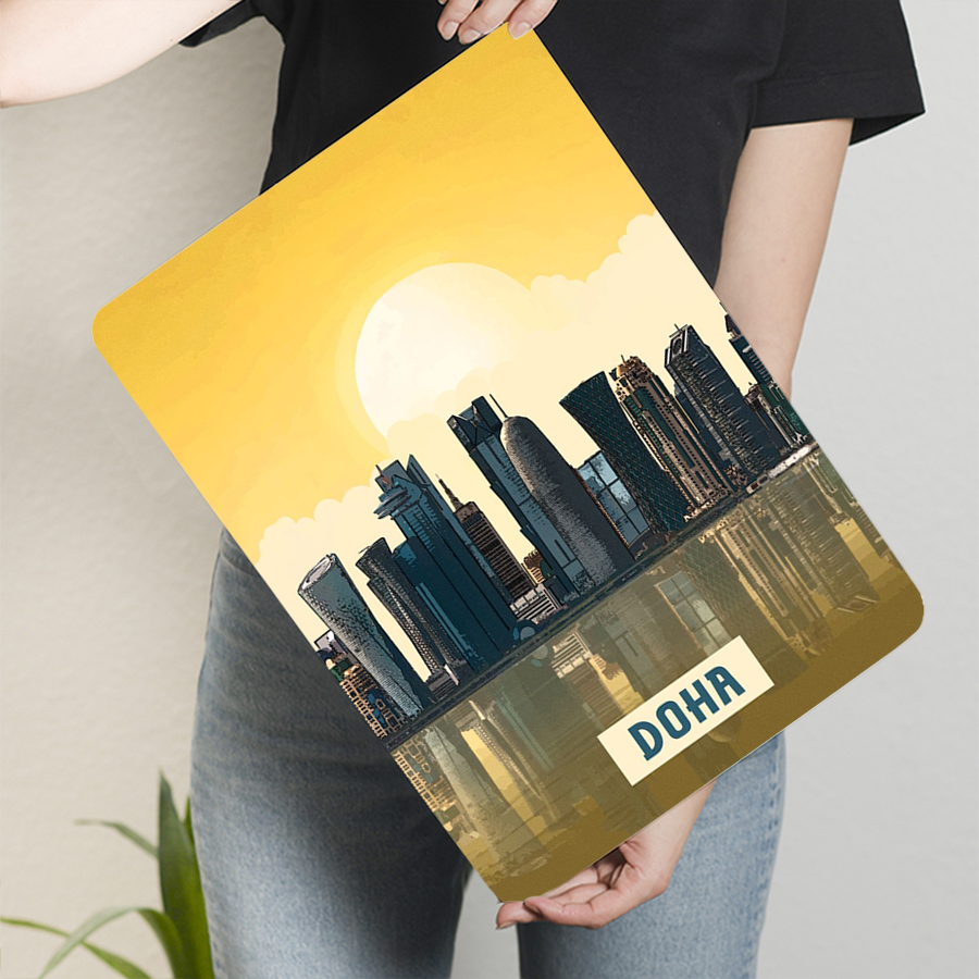 Doha Skyline Metal Wall Art Qa - Home Decor Qatar recensie en prijs