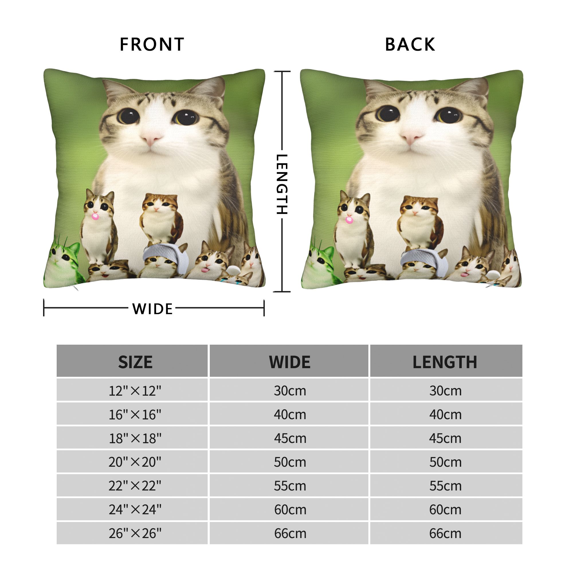 Kussensloop Grappige Meowl Cat - Home Decor Png recensie en prijs