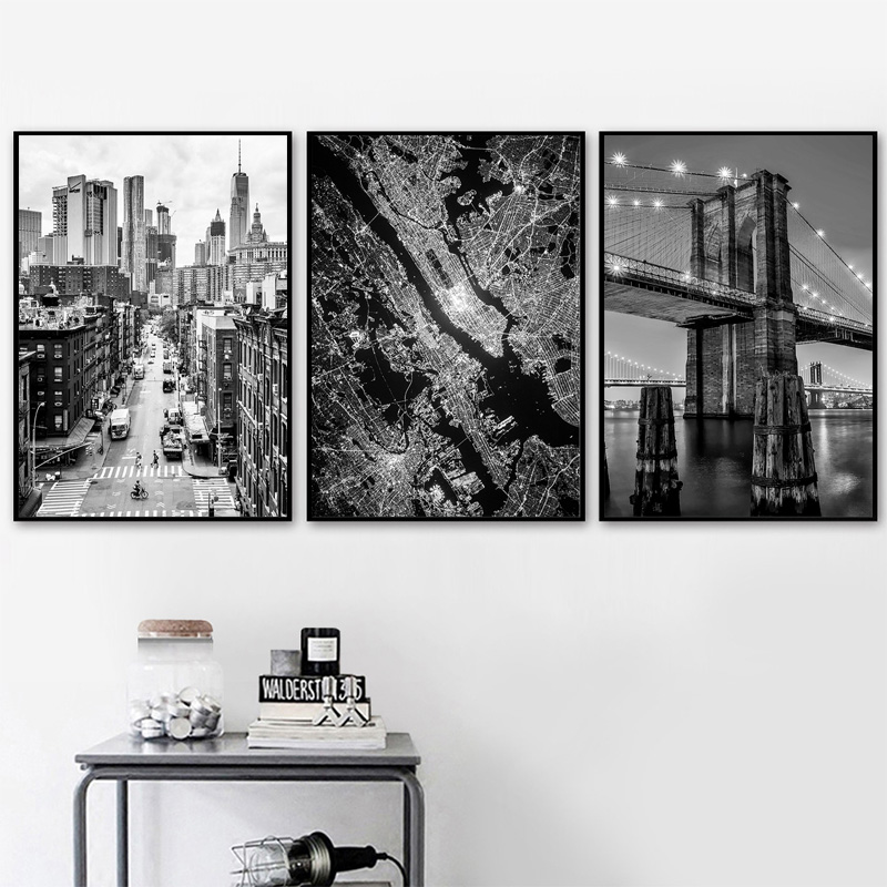 New York City canvas schilderi - Geometric Wall Art recensie en prijs